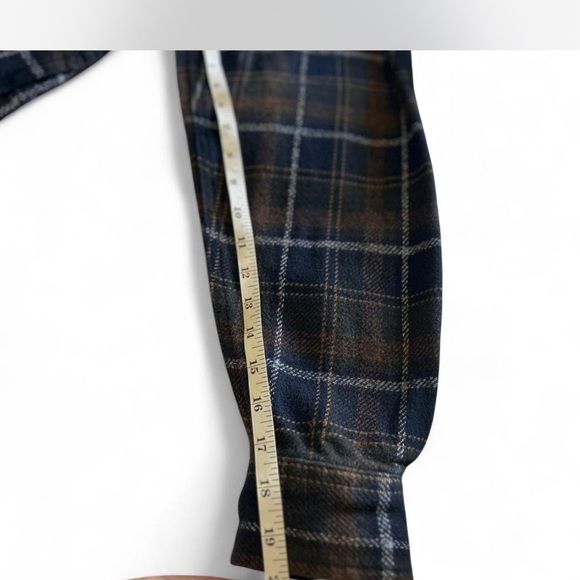 |Orvis| Men's Long Sleeve Plaid Button Down in Brown & Blue Size Small - Picture 6 of 6